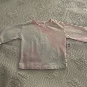 Brand new Pink tie dye toddlers sweater